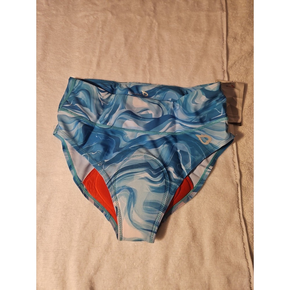 Women's BALEAF  Blue/White Short  Shorts Size Small